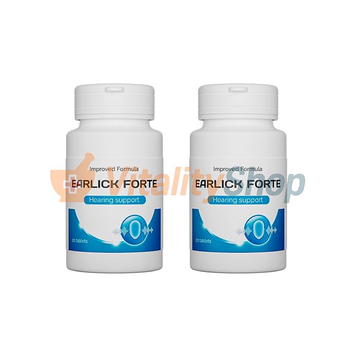 Earlick Forte ◦ VitalityShop ◦ tabletki na utratę słuchu ⇛ W Polsce