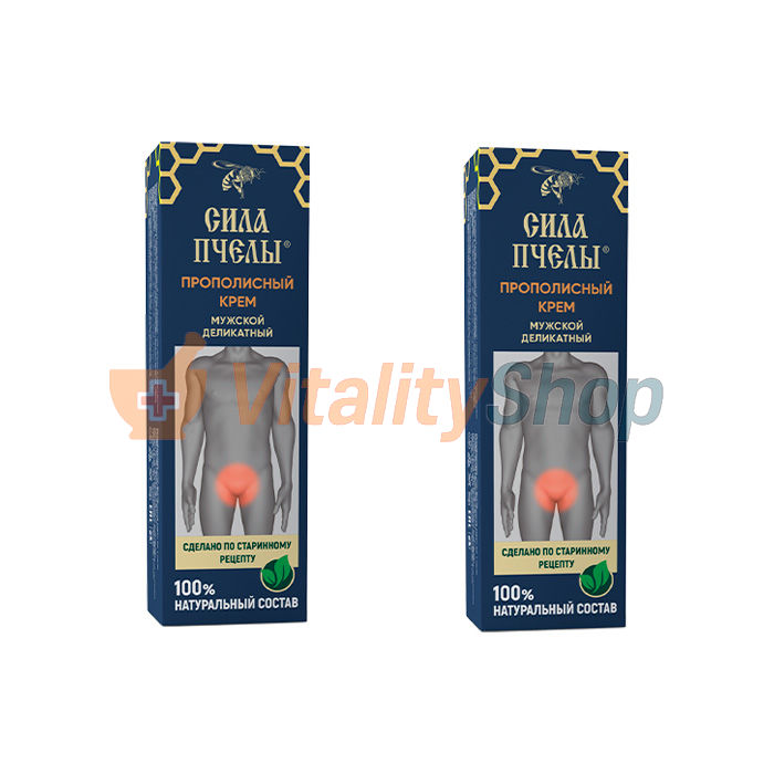 Bee Power Prostatit ◦ VitalityShop ◦ კრემი პროსტატის ჯანმრთელობის გასაძლიერებლად და შენარჩუნებისთვის ⇛ 