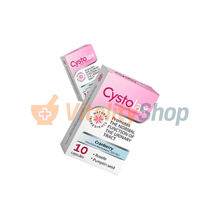 Cystolax ◦ VitalityShop ◦ Pārtikas papildinājums, lai saglabātu sieviešu dzimumorgānu sistēmas veselību ⇛ 